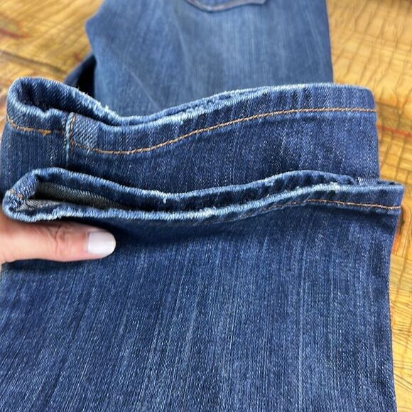 LEVI’S Women’s Contour Boot Eco Sustainable Denim Distressed Jeans Blue Size 6M - Picture 13 of 16
